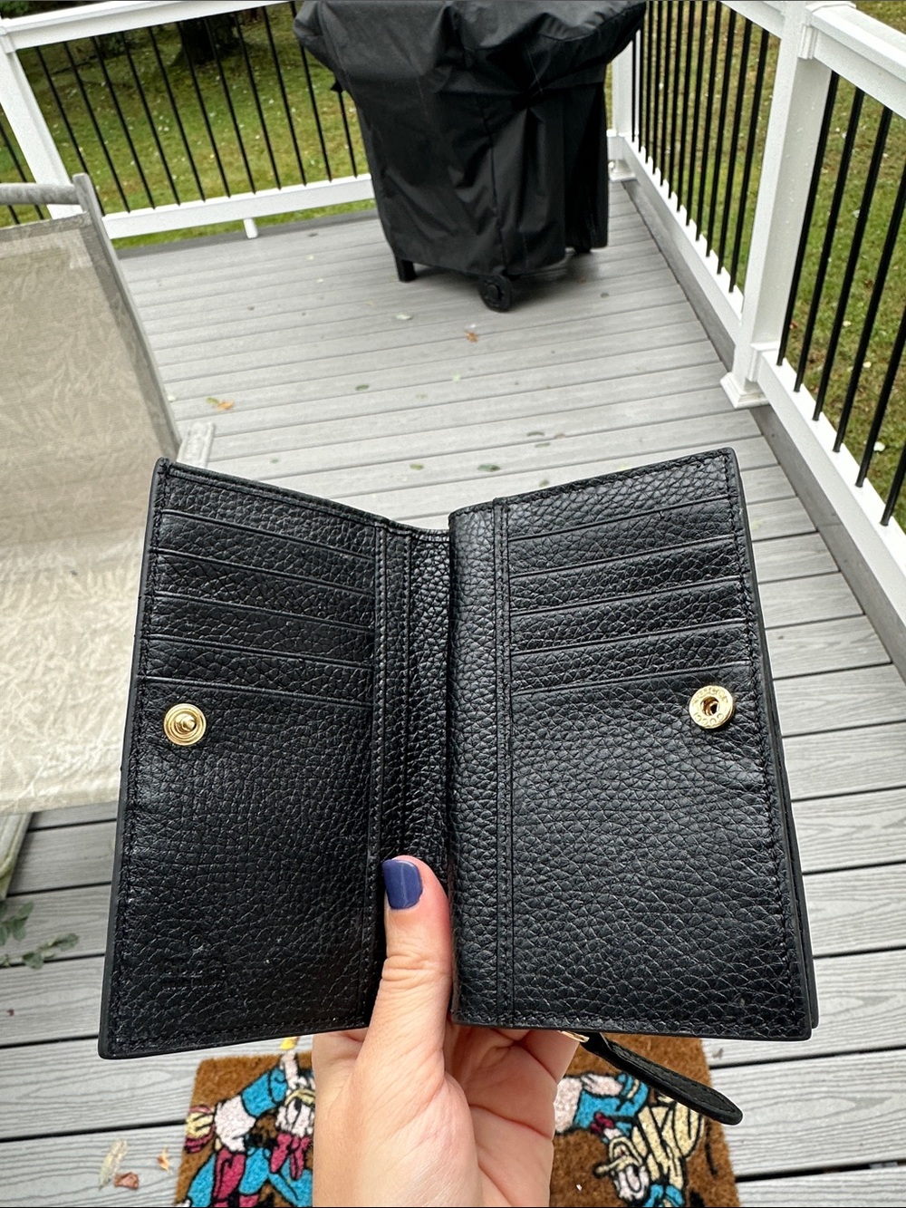 Gucci Black Embossed GG Leather Wallet - Picture 12 of 15